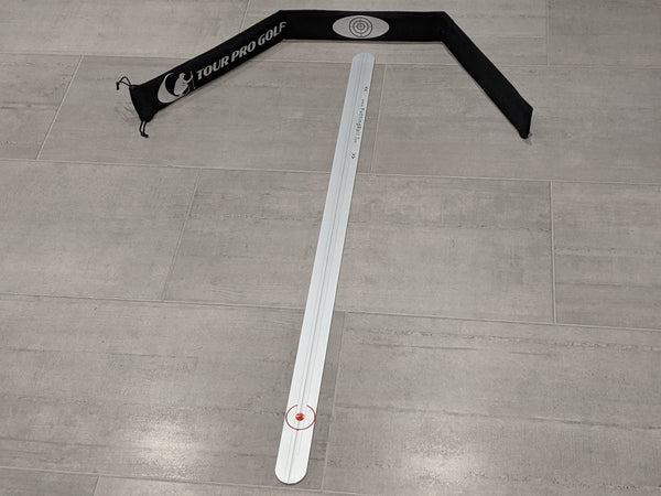 PUTTING RAIL Game Changing Training Aid Guaranteed to Improve your Putting Rapidly. Aluminium Straight Putter Ruler Improve Alignment, Start Line & Putting Stroke Indoor or Outdoor. A Great Golf Gift.