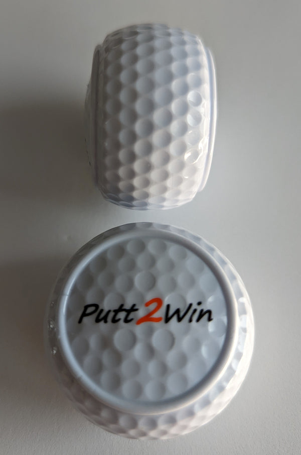 Putt2Win 2 Flat Golf Ball Putting Practice Aid